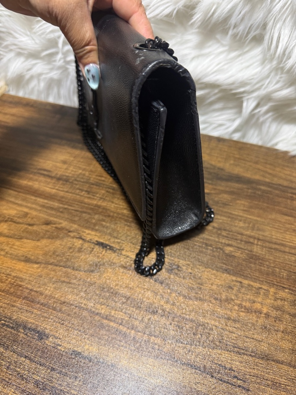 Saint Laurent Black Leather Chain Crossbody Bag - Picture 15 of 15